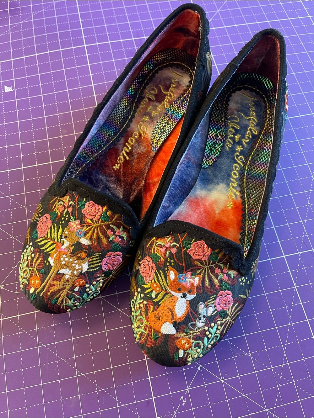 NWOB Irregular Choice Sulu Flats Size 38
